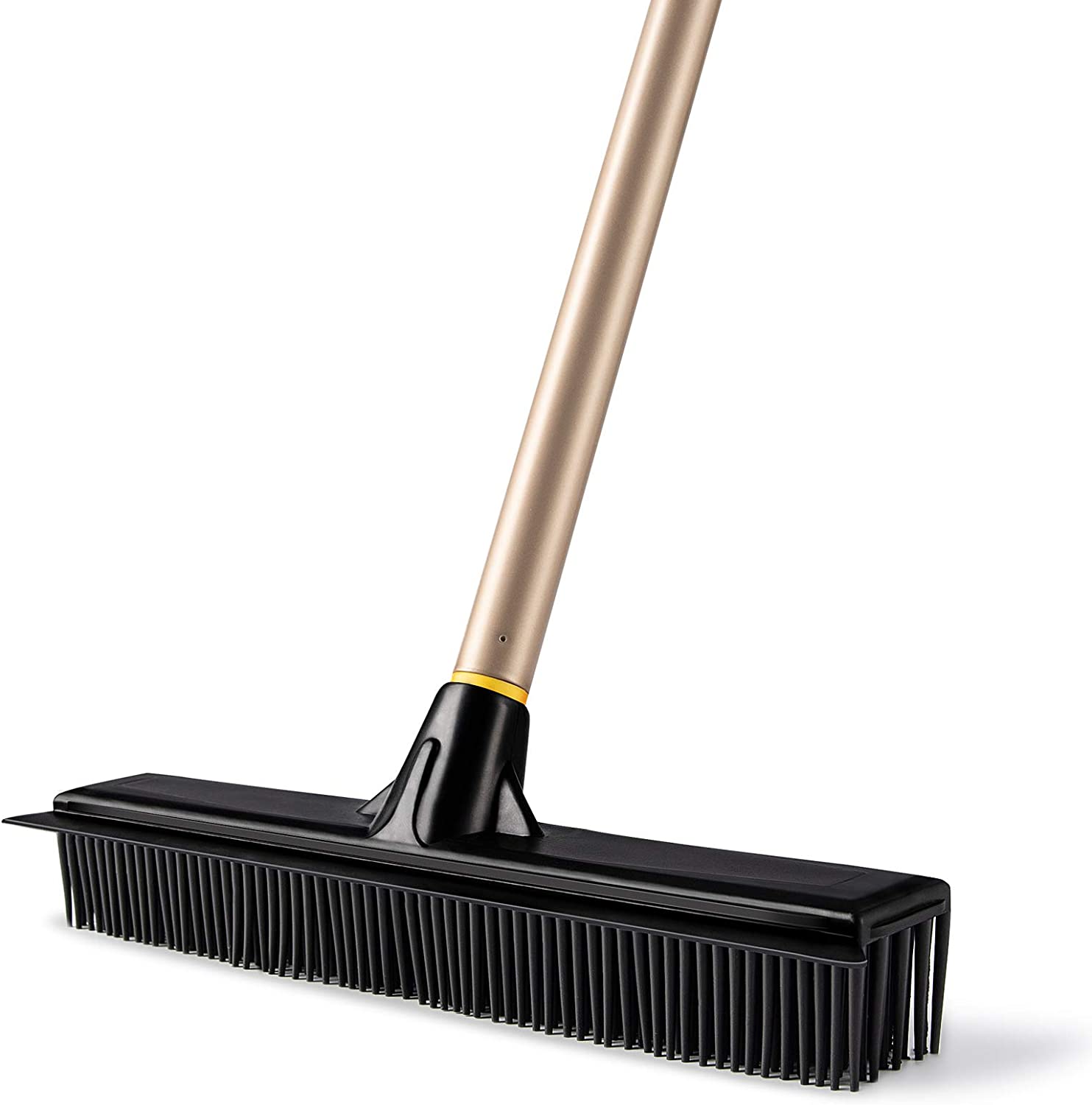 Yocada Push Broom Brush Hard Bristle Broom Head Telescopic Heavy