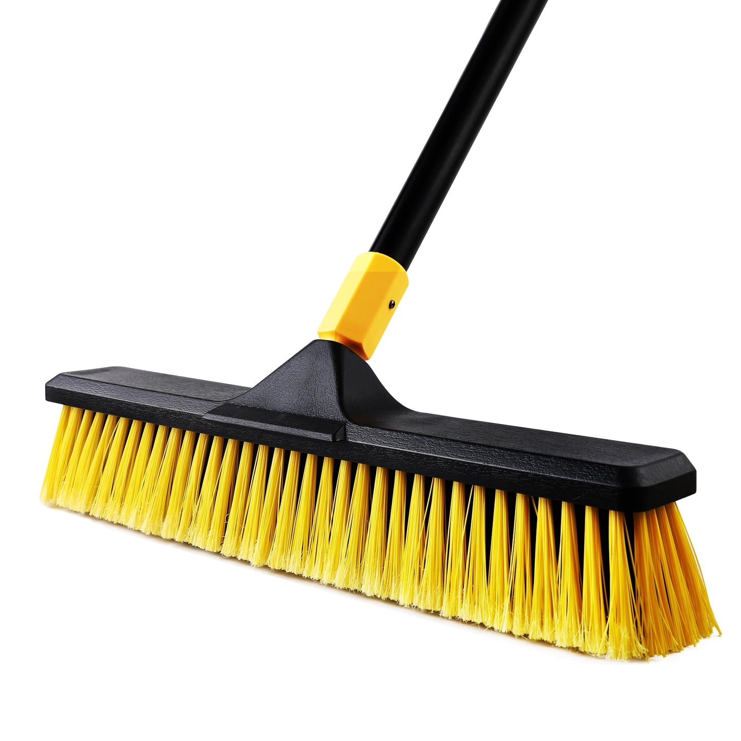 1pc, 18 Inches Push Broom, Outdoor Garden Broom, Heavy Duty Broom With  61.8 Long Handle, For Deck Driveway Garage Yard Patio Warehouse Concrete  Floor