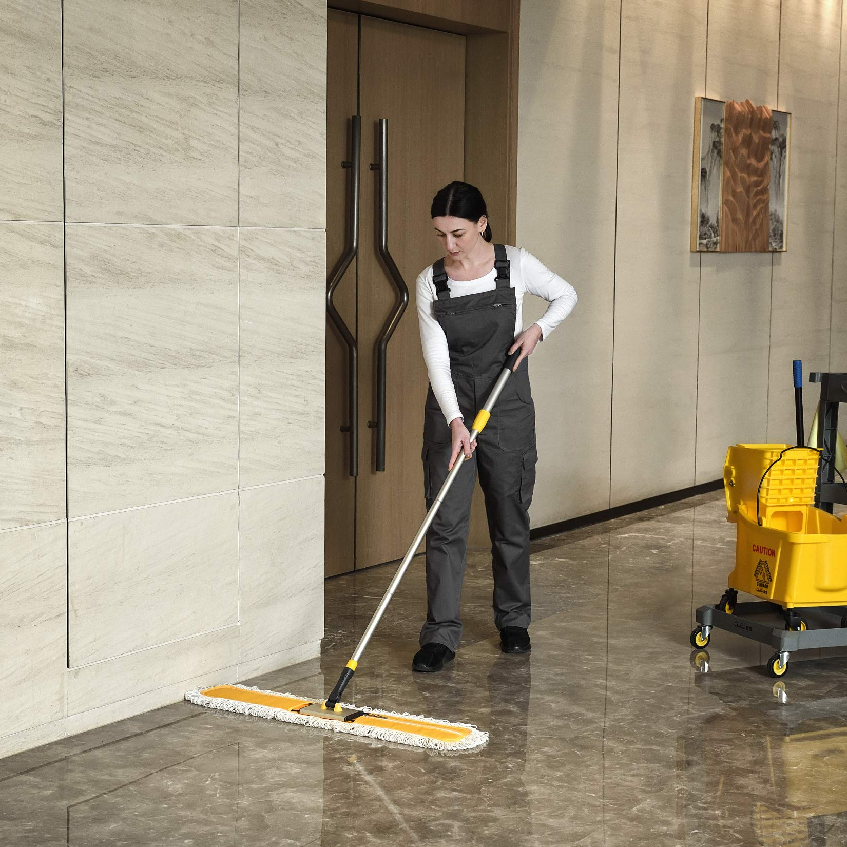 Yocada Sponge Mop Home Commercial Use Tile Floor Bathroom Garage Clean –  YOCADA